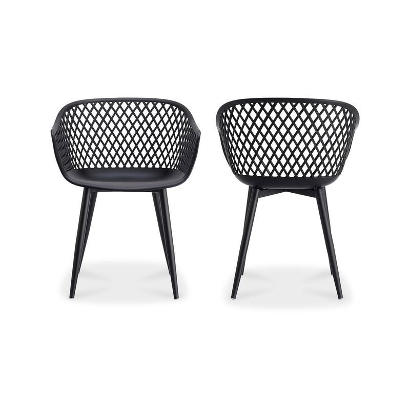 Piazza - Outdoor Chair (Set of 2) - Black - JaxCo Furniture