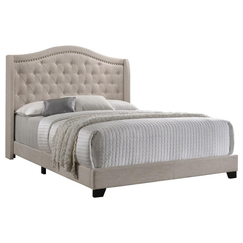 Sonoma - Upholstered Wingback Bed - JaxCo Furniture
