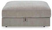 Aslan Court - Pebble - Ottoman With Storage - JaxCo Furniture