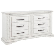 Mckinney - 6-Drawer Bedroom Dresser Cabinet - JaxCo Furniture