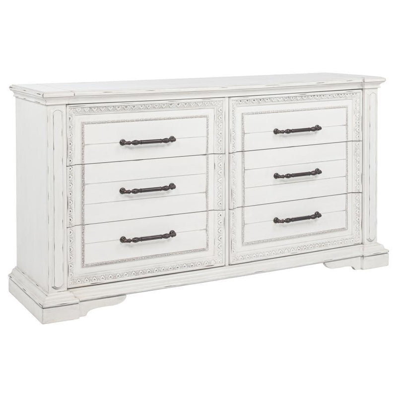 Mckinney - 6-Drawer Bedroom Dresser Cabinet - JaxCo Furniture