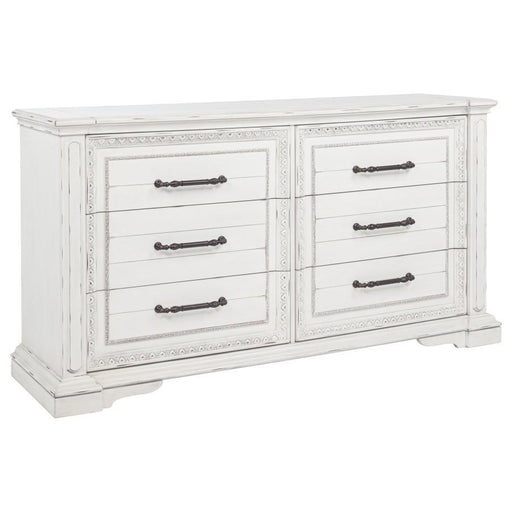 Mckinney - 6-Drawer Bedroom Dresser Cabinet - JaxCo Furniture