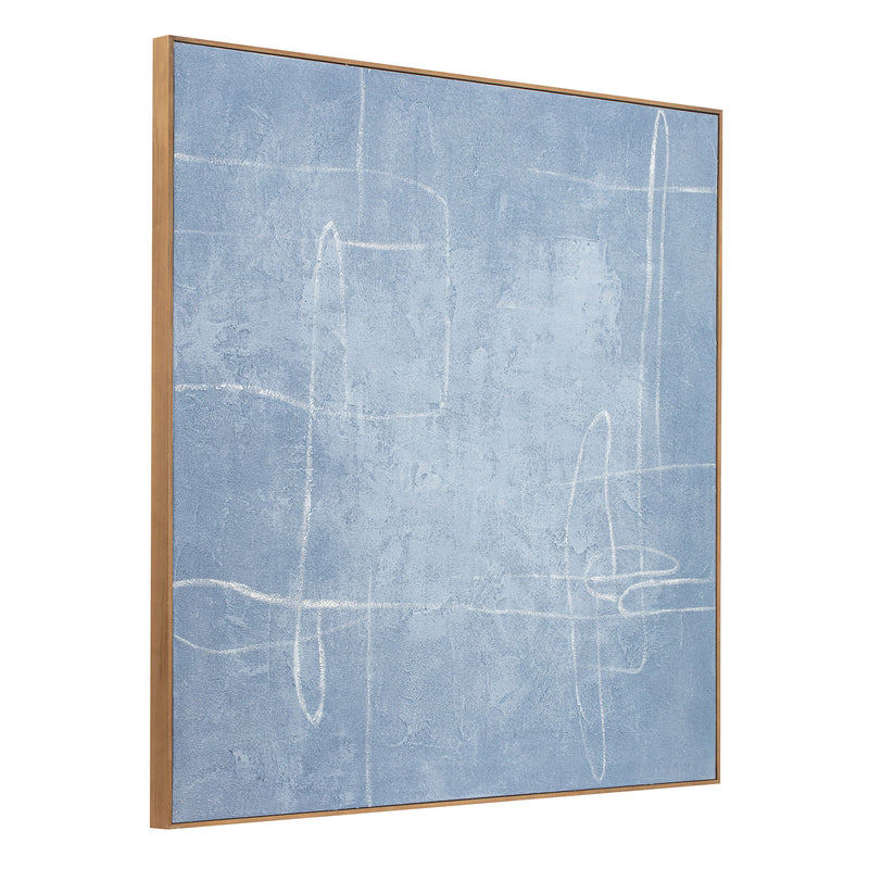 Notion - Canvas Art - Light Blue - JaxCo Furniture