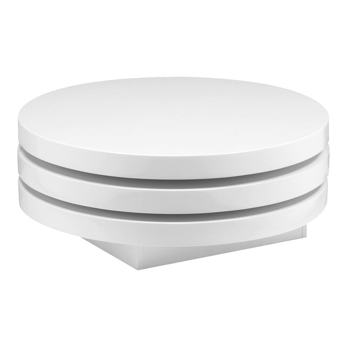 Torno - Coffee Table - White - JaxCo Furniture