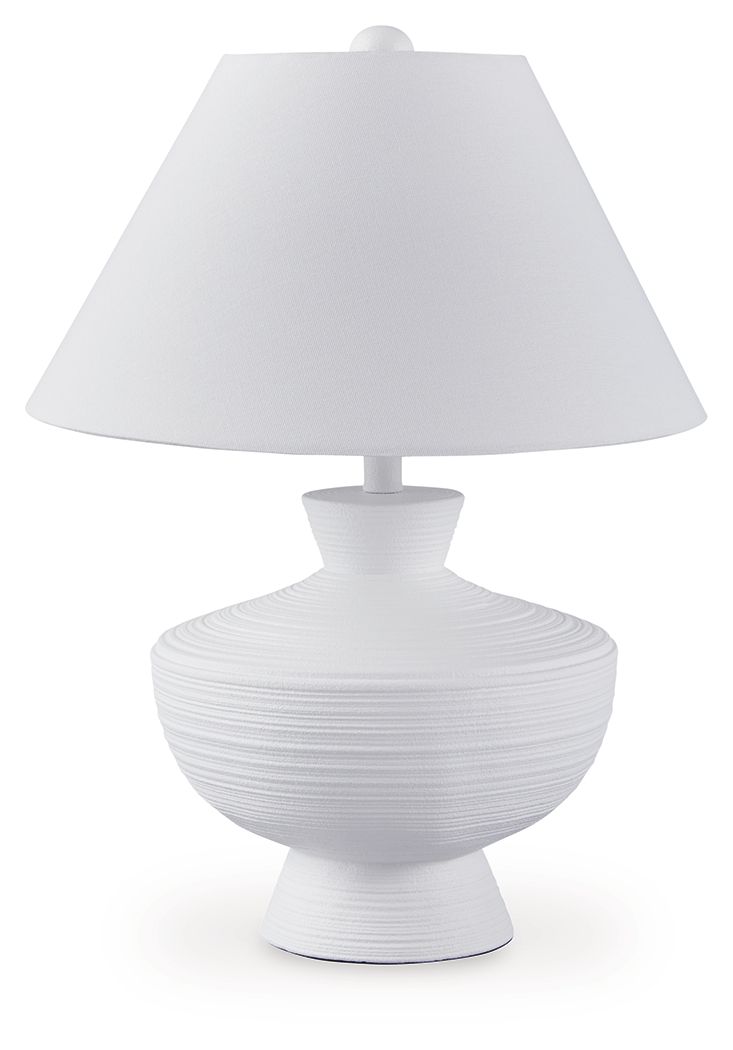 Harelwood - White - Poly Table Lamp - JaxCo Furniture