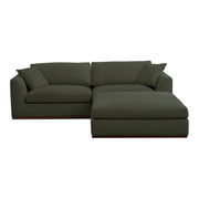 Rue - Nook Modular Sectional - Dark Green - JaxCo Furniture