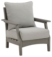 Visola - Gray - Lounge Chair w/Cushion (Set of 2) - JaxCo Furniture