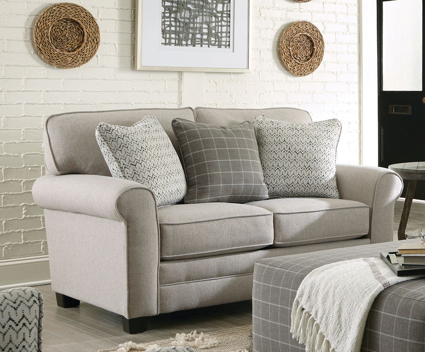 Lewiston - Loveseat - Cement - JaxCo Furniture