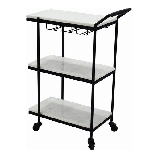 After Hours - Bar Cart - White - JaxCo Furniture