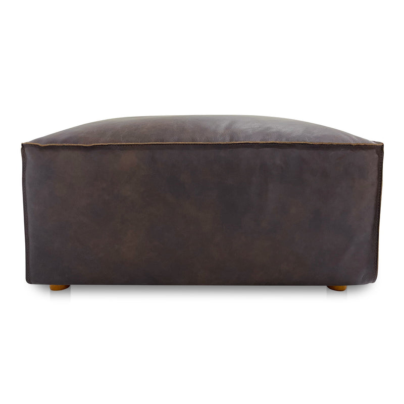 Form - Ottoman - Espresso Brown - JaxCo Furniture