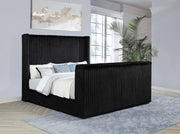 Centergrove - Upholstered Wingback TV Bed - JaxCo Furniture