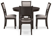 Langwest - Brown - Dining Room Table Set (Set of 5) - JaxCo Furniture