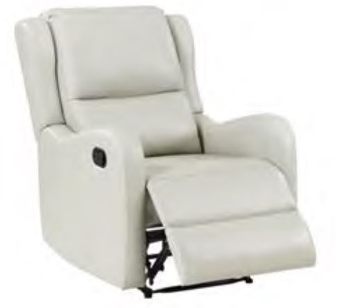 Kelsey - Upholstered English Arm Recliner Chair - Ivory - JaxCo Furniture