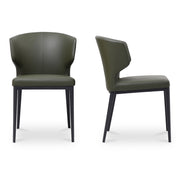 Delaney - Dining Chair (Set of 2) - Dark Green - JaxCo Furniture