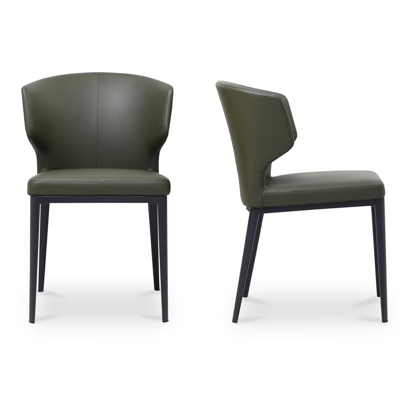 Delaney - Dining Chair (Set of 2) - Dark Green - JaxCo Furniture