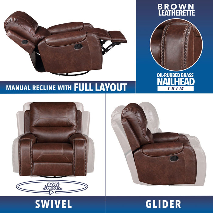 Keily - Swivel Recliner - JaxCo Furniture