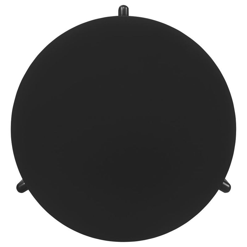 Cordova - Round Solid Wood Coffee Table - Black - JaxCo Furniture