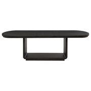 Leandro - 78" Extension Dining Room Table - Burnished Black - JaxCo Furniture