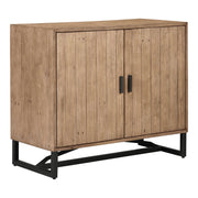Sierra - 2 Door Cabinet - Light Brown - JaxCo Furniture
