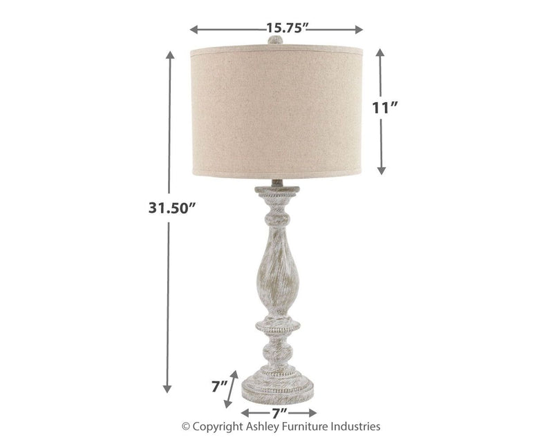 Bernadate - Table Lamp (Set of 2) - JaxCo Furniture