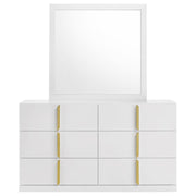 Ines - 6-Drawer Bedroom Dresser Cabinet - JaxCo Furniture