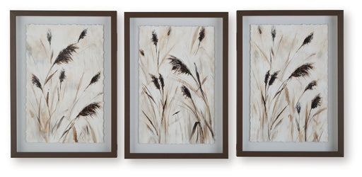 Honslow - Brown / Black / White - Wall Art Set (Set of 3) - JaxCo Furniture