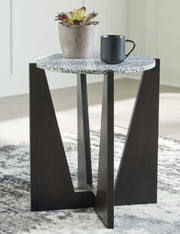 Tellrich - Black / White - Accent Table - JaxCo Furniture