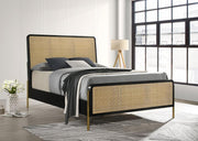 Arini - Rattan Panel Bed - JaxCo Furniture