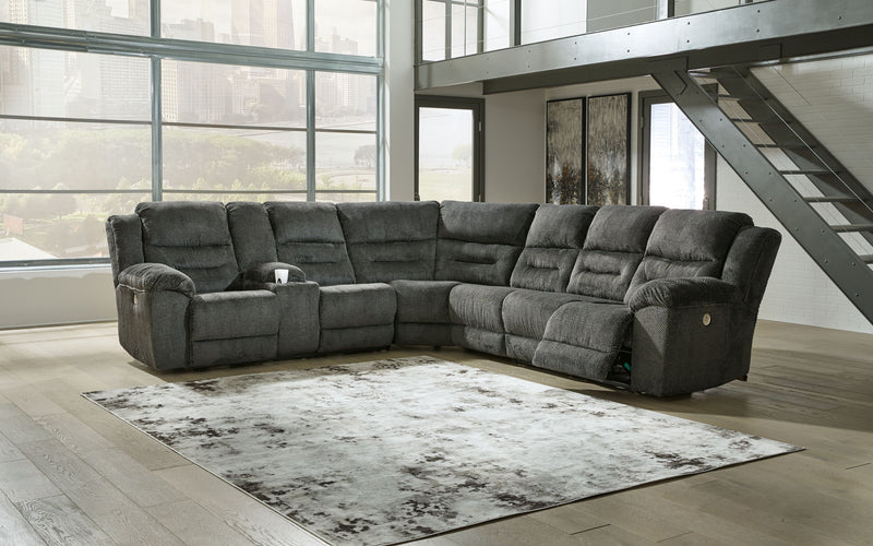 Nettington - Power Reclining Sectional - JaxCo Furniture