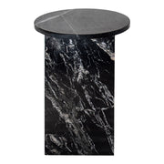 Grace - Marble Accent Table - Black - JaxCo Furniture