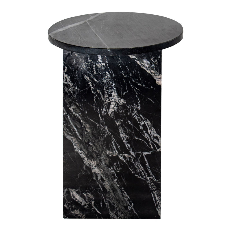 Grace - Marble Accent Table - Black - JaxCo Furniture