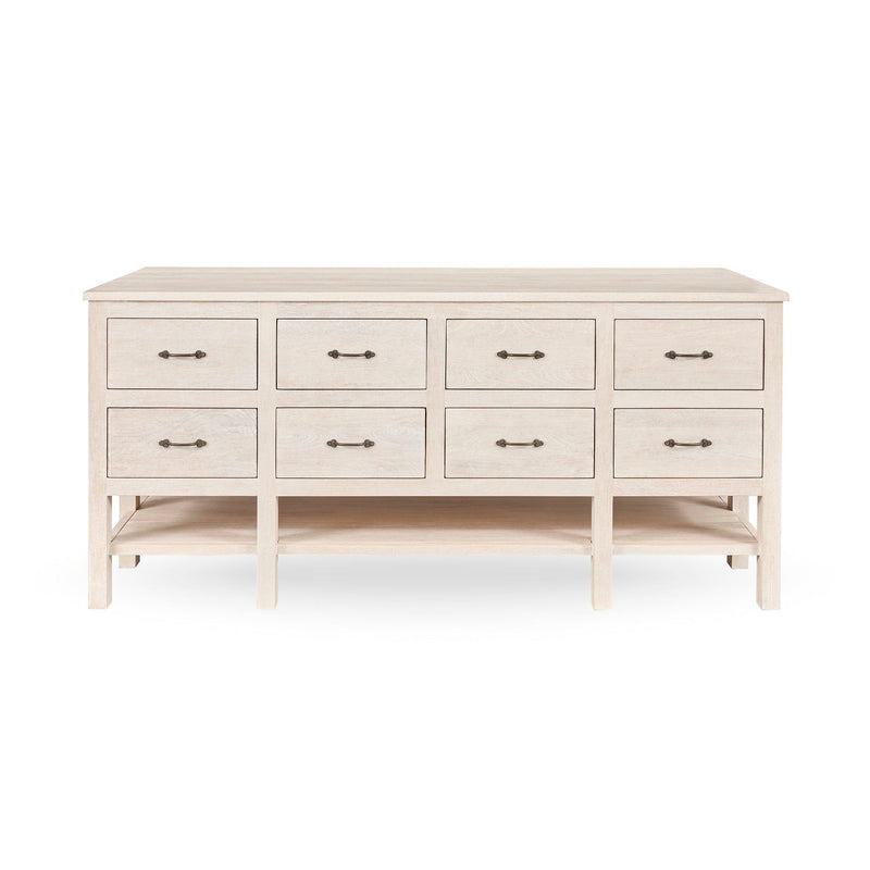 Workstation - White Washed - JaxCo Furniture