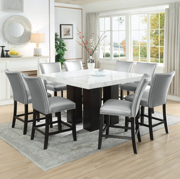 Camila - Square Counter Dining Set - White Top - JaxCo Furniture