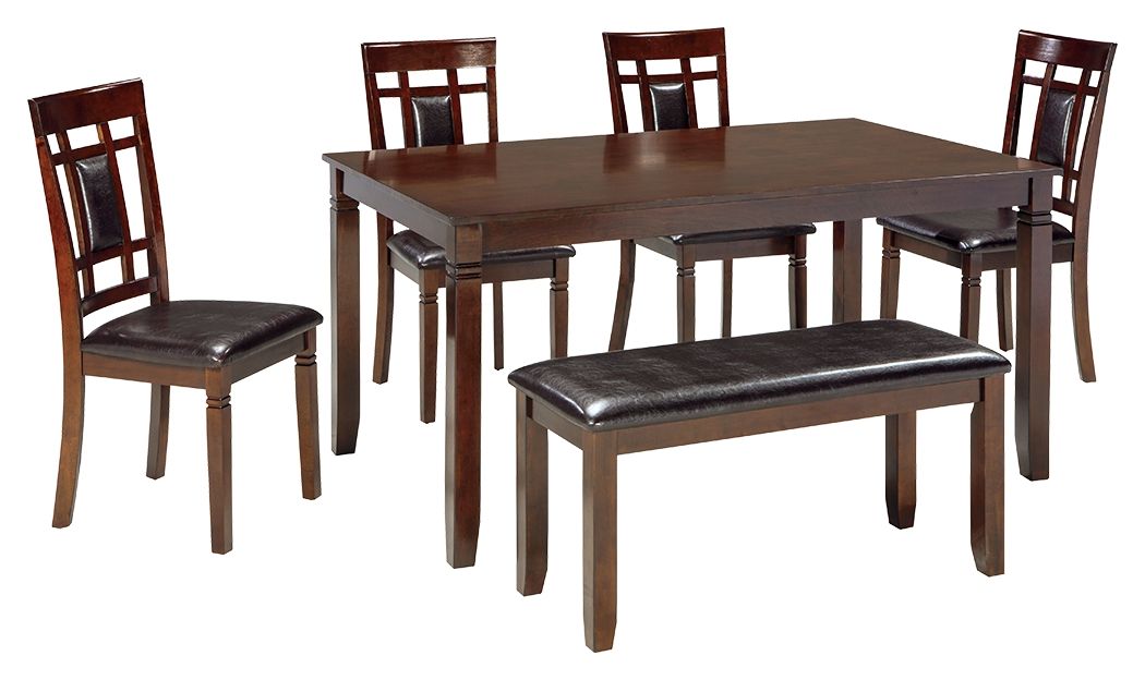 Bennox - Brown - Dining Room Table Set (Set of 6) - JaxCo Furniture