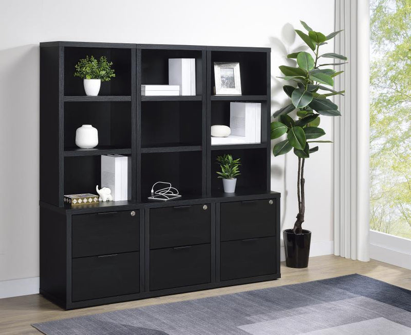 Westpark - 3 Piece Wall Unit Bookcase Set With USB - JaxCo Furniture