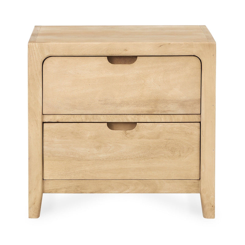 Laguna - 2 Drawer Nightstand - Natural Maple
