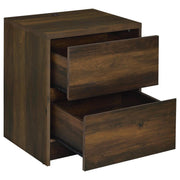 Westpark - 2-Drawer Nightstand LED Lights And USB - JaxCo Furniture