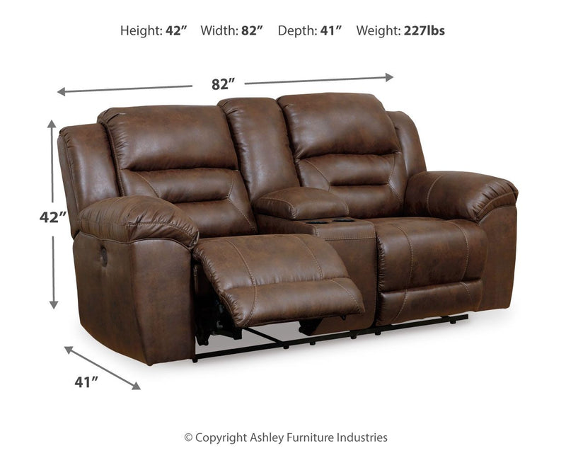 Stoneland - Power Reclining Loveseat - JaxCo Furniture