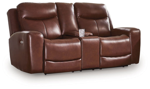 Next Move - Power Reclining Loveseat With Console / Adjustable Headrest - JaxCo Furniture