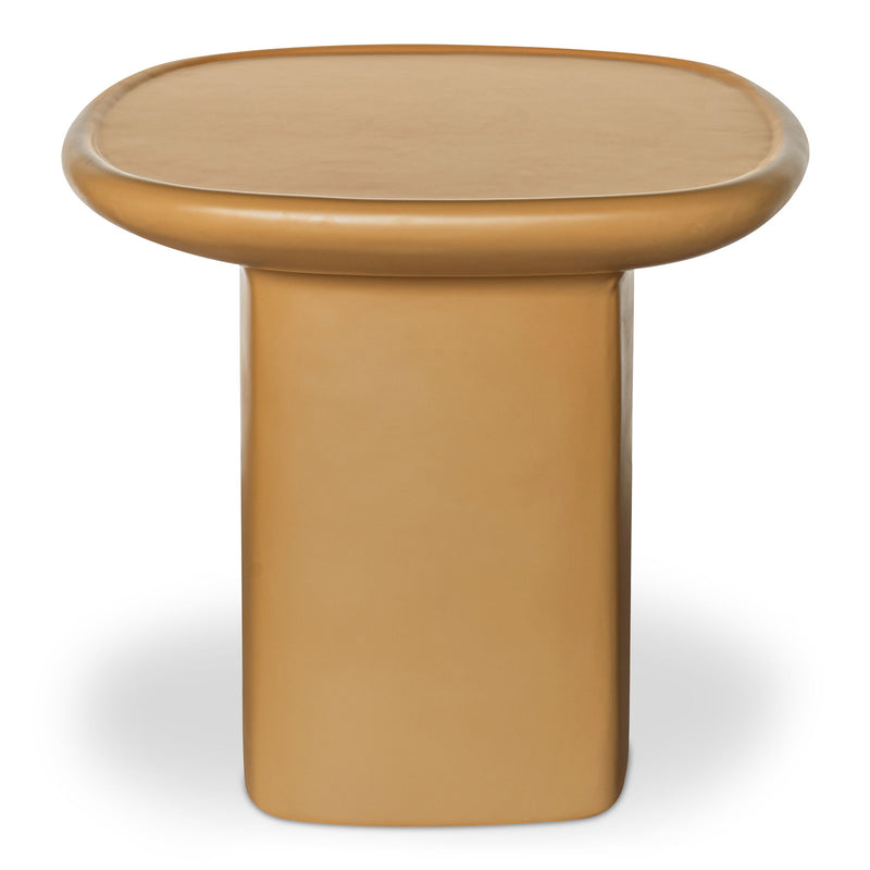 Manon - Outdoor Side Table - Deep Yellow - JaxCo Furniture
