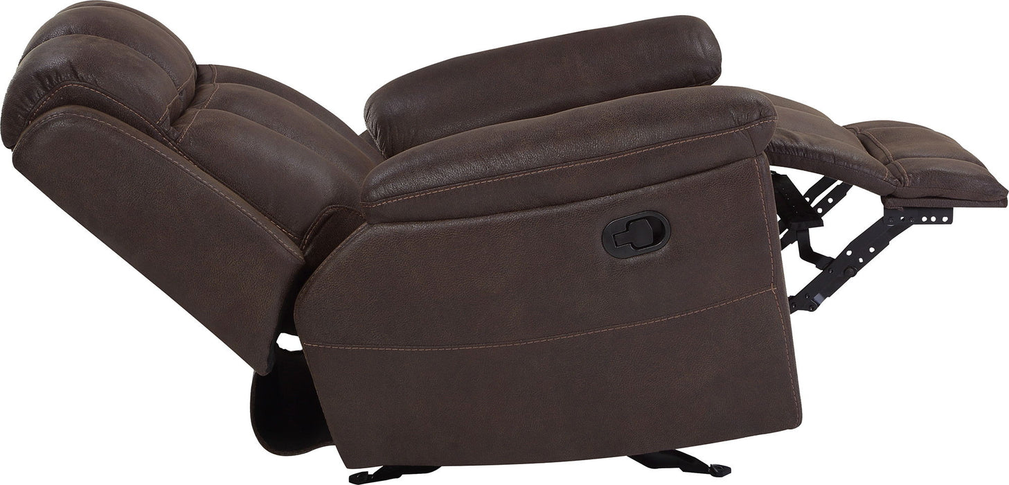 Goliath - Manual Glider Recliner - Arizona Brown