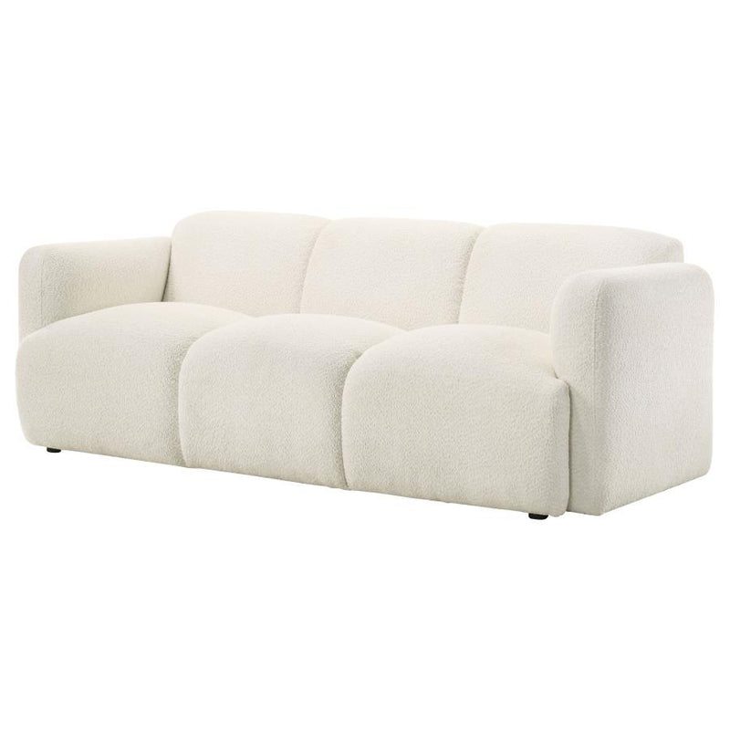 Dorset - Fabric Upholstered Round Track Arm Sofa - JaxCo Furniture