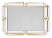 Claybrook - Gold Finish - Accent Mirror - JaxCo Furniture