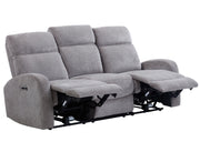 Tuscany - Power Reclining Sofa - Whiskers Nature - JaxCo Furniture