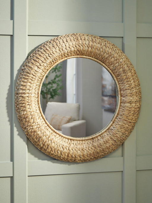 Briggsburg - Natural - Accent Mirror - JaxCo Furniture
