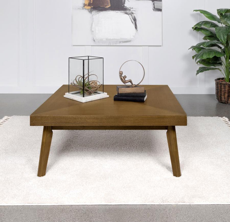 Westerly - Square Wood Coffee Table - Walnut Brown - JaxCo Furniture
