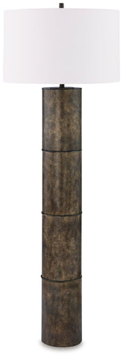 Jebson - Dark Bronze Finish - Metal Floor Lamp - JaxCo Furniture