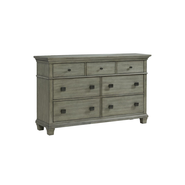 Crawford - Dresser - Grey - JaxCo Furniture