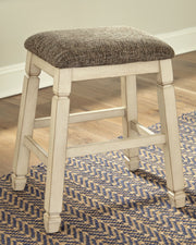 Bolanburg - Beige - Upholstered Stool (Set of 2) - JaxCo Furniture