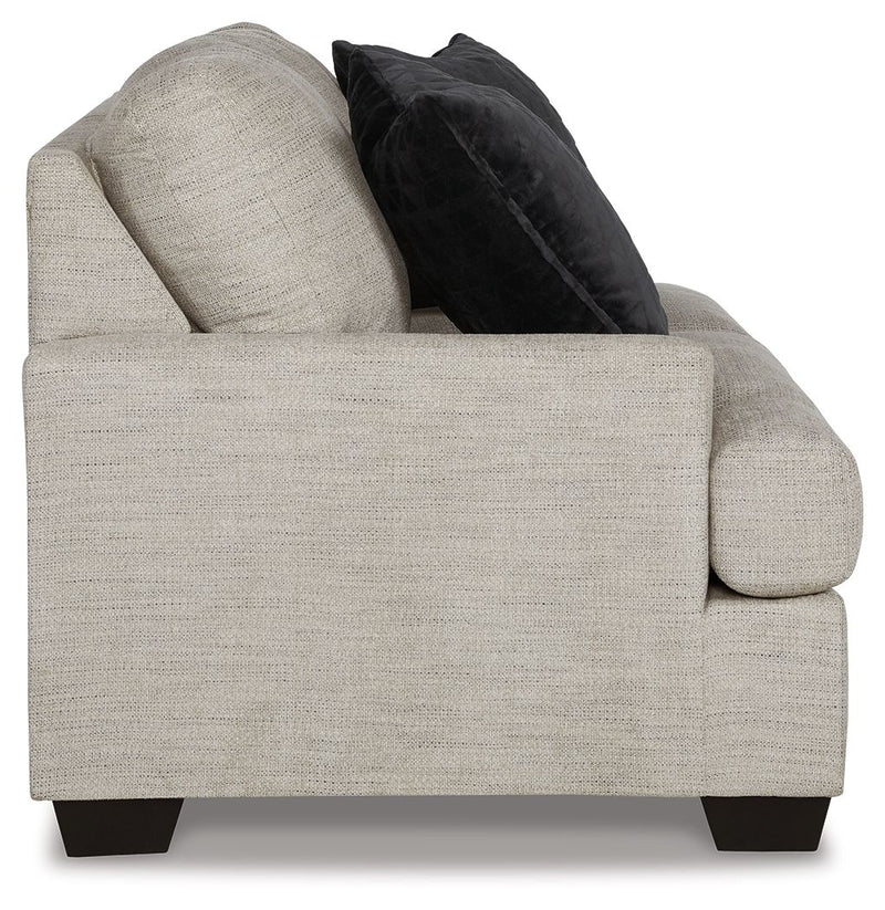 Vayda - Pebble - Loveseat - JaxCo Furniture
